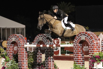Scott Brash wins the Suncast 1.50m Championship in Wellington, Florida.